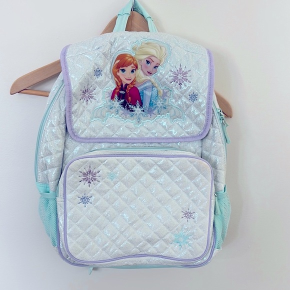 Frozen Themed Backpack with Elsa and Anna - Picture 2 of 11